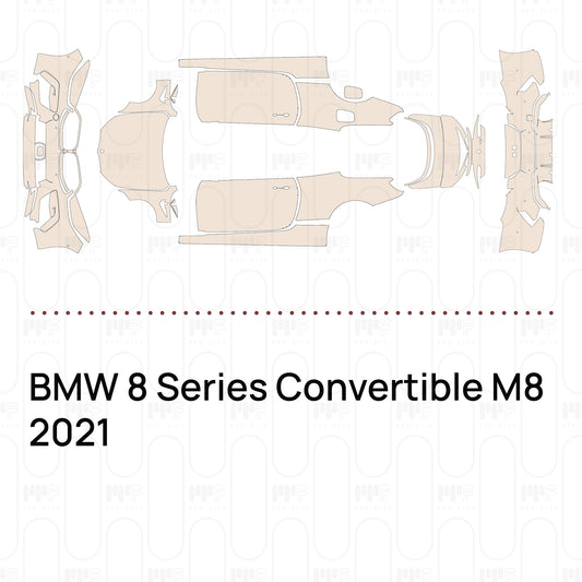 Pre-Cut PPF BMW 8 Series Convertible M8 2021