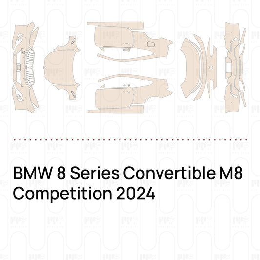 Pre-Cut PPF BMW 8 Series Convertible M8 Competition 2024