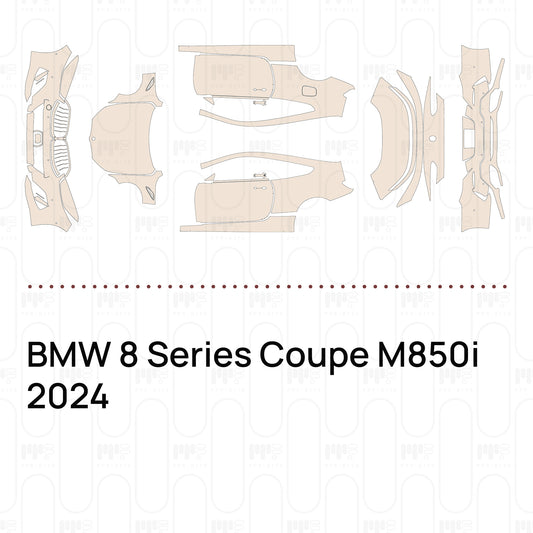 Pre-Cut PPF BMW 8 Series Coupe M850i 2024