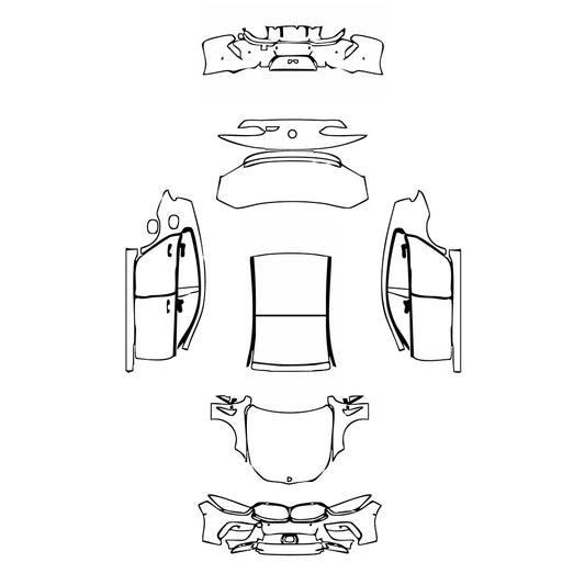 Pre-Cut PPF BMW 8 Series Gran Coupe M8 2024 - PPF-Kits