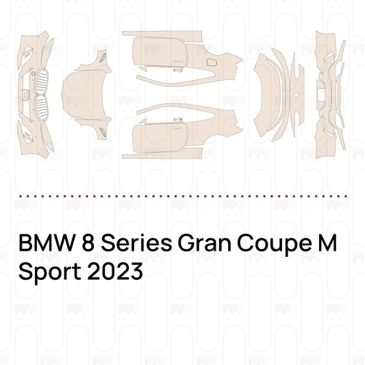 Pre-Cut PPF BMW 8 Series Gran Coupe M Sport 2023