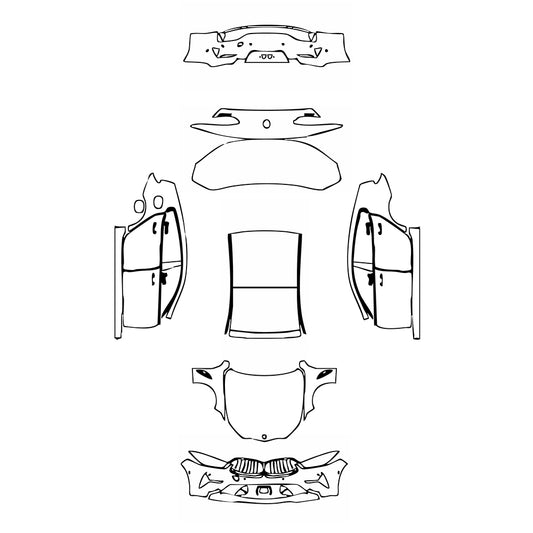 Pre-Cut PPF BMW 8 Series Gran Coupe Sport 2022 - PPF-Kits