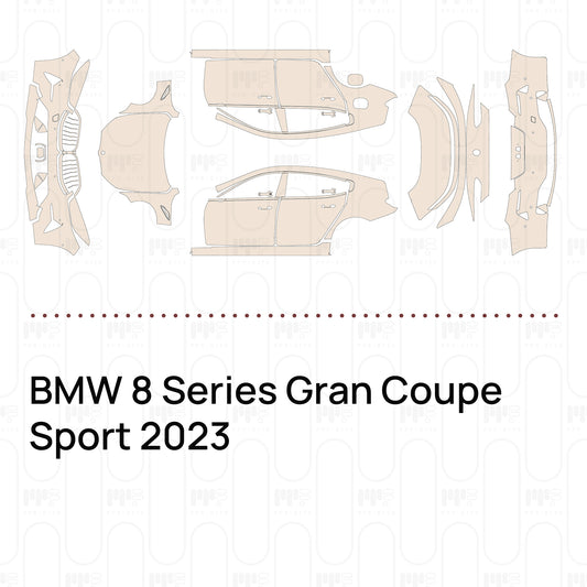 Pre-Cut PPF BMW 8 Series Gran Coupe Sport 2023