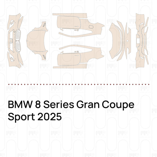 Pre-Cut PPF BMW 8 Series Gran Coupe Sport 2025