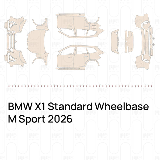 Pre-Cut PPF BMW X1 Standard Wheelbase M Sport 2026