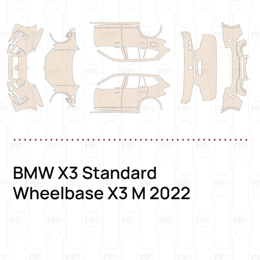 Pre-Cut PPF BMW X3 Standard Wheelbase X3 M 2022