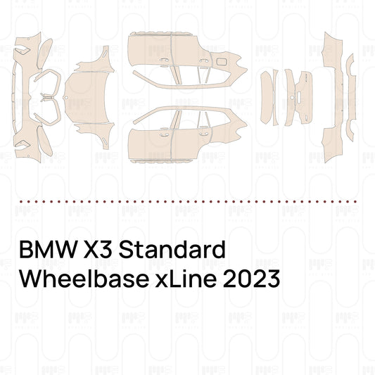 Pre-Cut PPF BMW X3 Standard Wheelbase xLine 2023