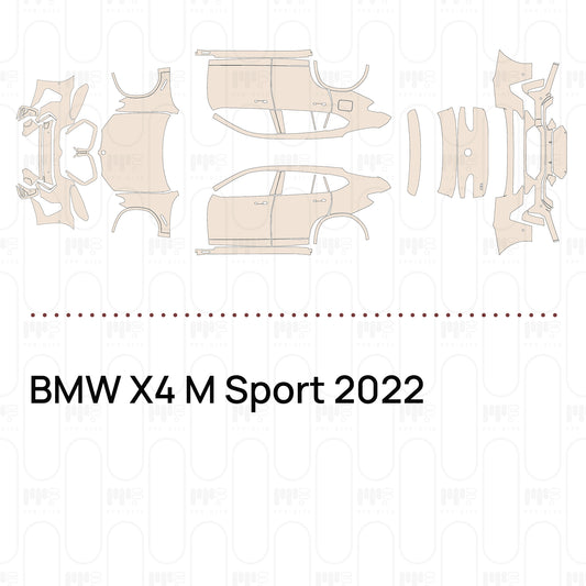 Pre-Cut PPF BMW X4 M Sport 2022