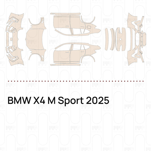 Pre-Cut PPF BMW X4 M Sport 2025