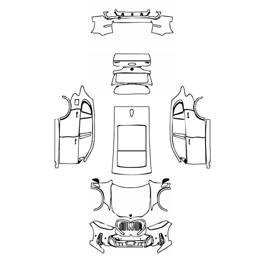 Pre-Cut PPF BMW X5 Standard Wheelbase M Sport 2025 - PPF-Kits