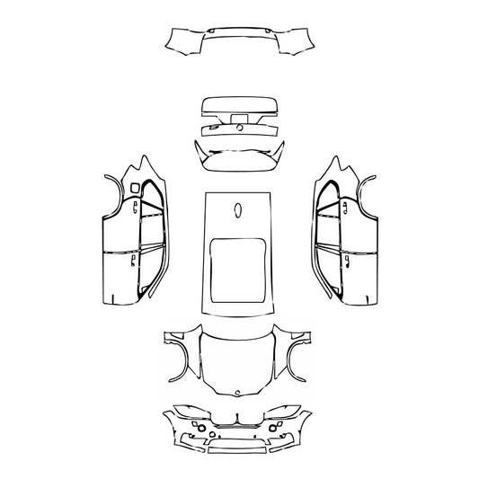 Pre-Cut PPF BMW X5 Standard Wheelbase xLine 2018 - PPF-Kits