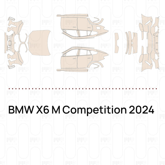 Pre-Cut PPF BMW X6 M Competition 2024