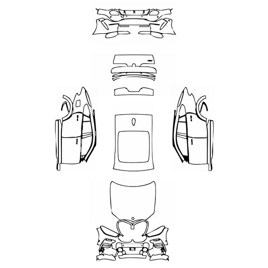 Pre-Cut PPF BMW X6 M Sport 2022 - PPF-Kits