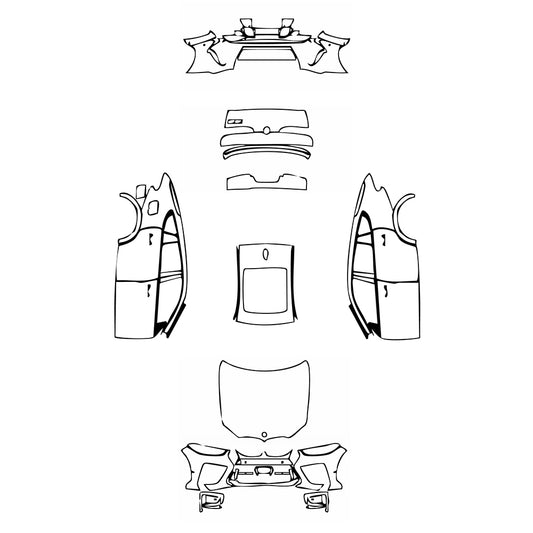 Pre-Cut PPF BMW X6 X6 M Competition 2025 - PPF-Kits