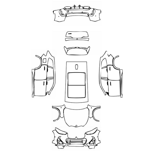 Pre-Cut PPF BMW iX1 Standard Wheelbase M Sport 2025 - PPF-Kits