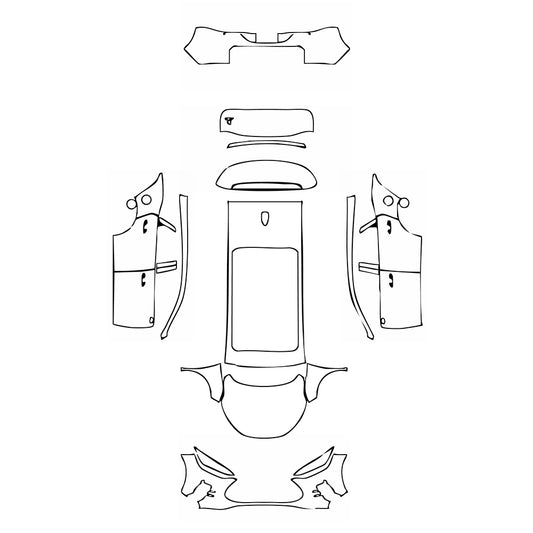 Pre-Cut PPF BYD Tang New Energy DM-i 2020 - PPF-Kits