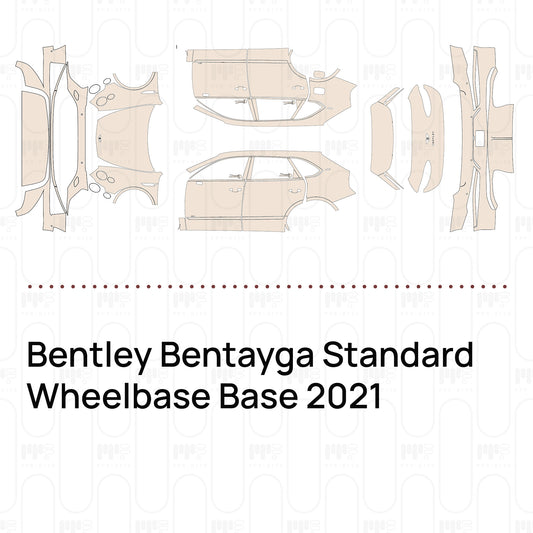 Pre-Cut PPF Bentley Bentayga Standard Wheelbase Base 2021