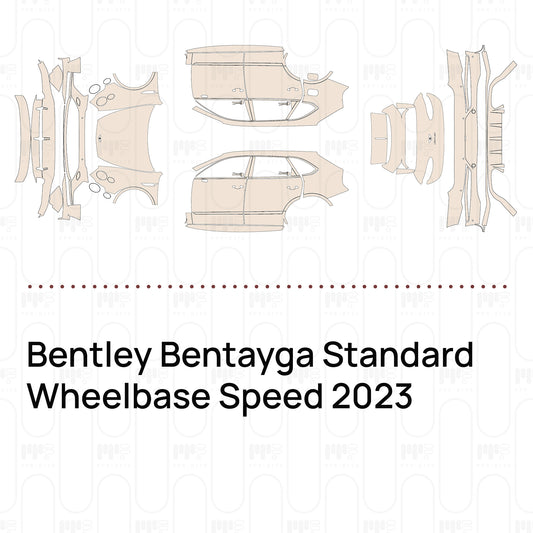 Pre-Cut PPF Bentley Bentayga Standard Wheelbase Speed 2023