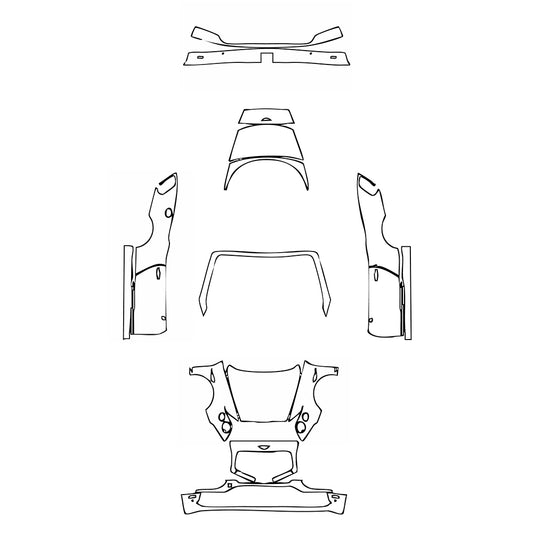 Pre-Cut PPF Bentley Continental GT Convertible 2016 - PPF-Kits