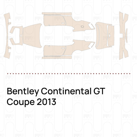 Pre-Cut PPF Bentley Continental GT Coupe 2013