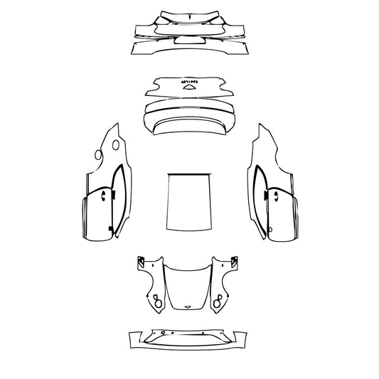 Pre-Cut PPF Bentley Continental GT Coupe 2023 - PPF-Kits
