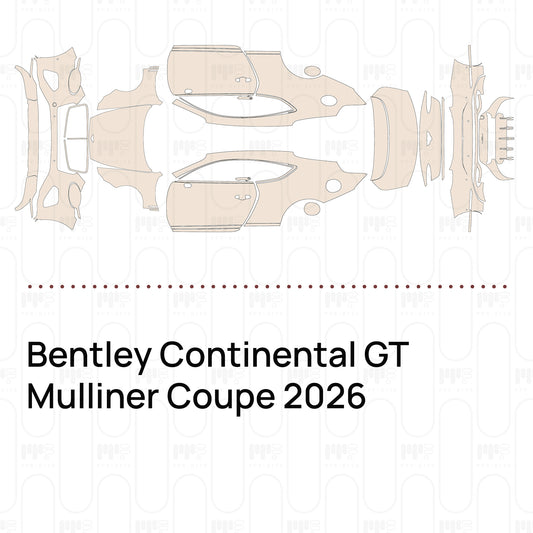 Pre-Cut PPF Bentley Continental GT Mulliner Coupe 2026