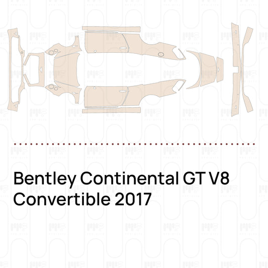Pre-Cut PPF Bentley Continental GT V8 Convertible 2017
