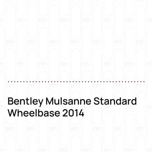 Pre-Cut PPF Bentley Mulsanne Standard Wheelbase 2014