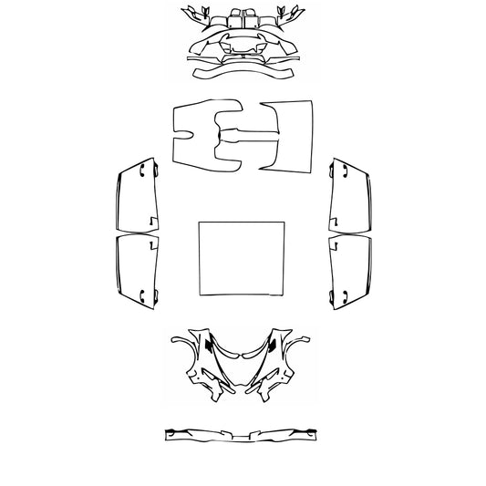 Pre-Cut PPF Bugatti Chiron Chiron Super Sport 2023 - PPF-Kits