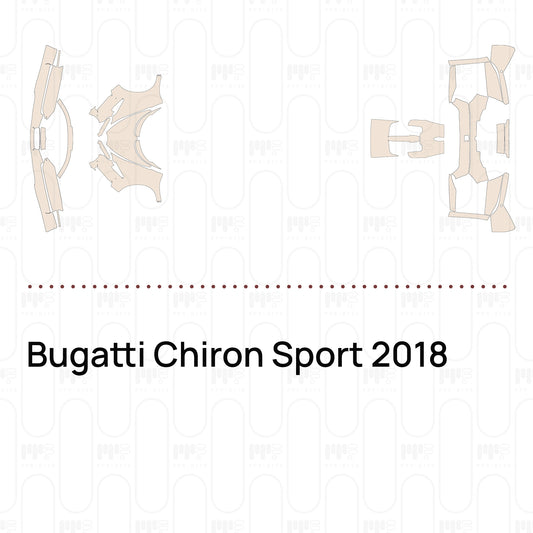 Pre-Cut PPF Bugatti Chiron Sport 2018