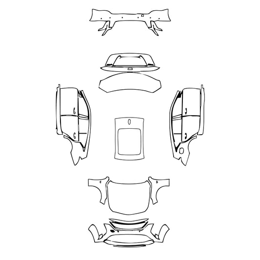 Pre-Cut PPF Cadillac CT5 (CN) Luxury 2024 - PPF-Kits