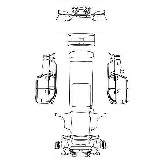 Pre-Cut PPF Cadillac ESCALADE-V Standard Wheelbase 2024 - PPF-Kits