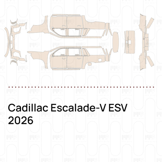 Pre-Cut PPF Cadillac Escalade-V ESV 2026