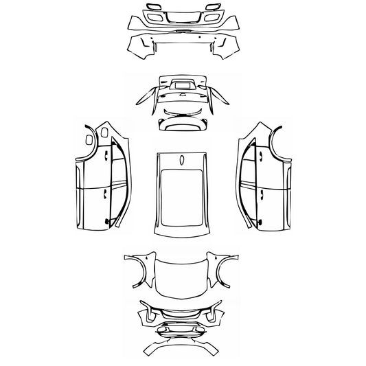 Pre-Cut PPF Cadillac XT4 2024 - PPF-Kits