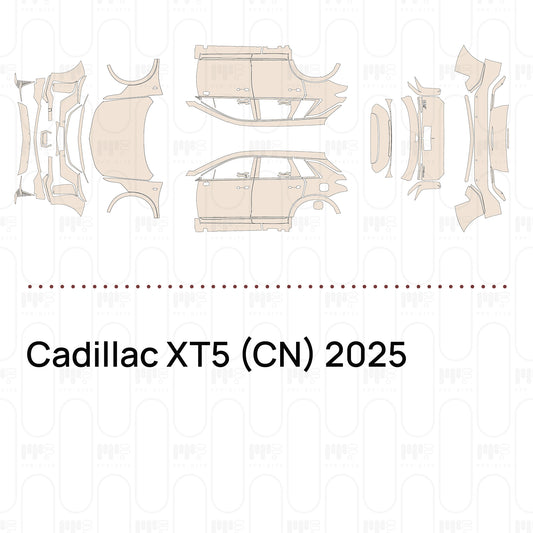 Pre-Cut PPF Cadillac XT5 (CN) 2025