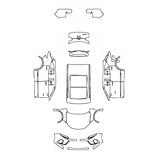 Pre-Cut PPF Chevrolet Blazer LT 2025 - PPF-Kits