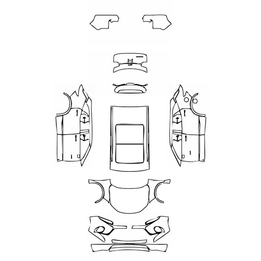 Pre-Cut PPF Chevrolet Blazer RS 2024 - PPF-Kits