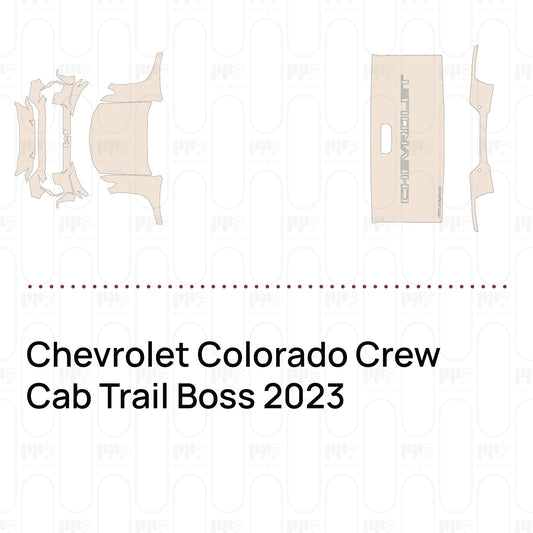 Pre-Cut PPF Chevrolet Colorado Crew Cab Trail Boss 2023