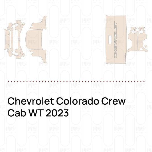 Pre-Cut PPF Chevrolet Colorado Crew Cab WT 2023