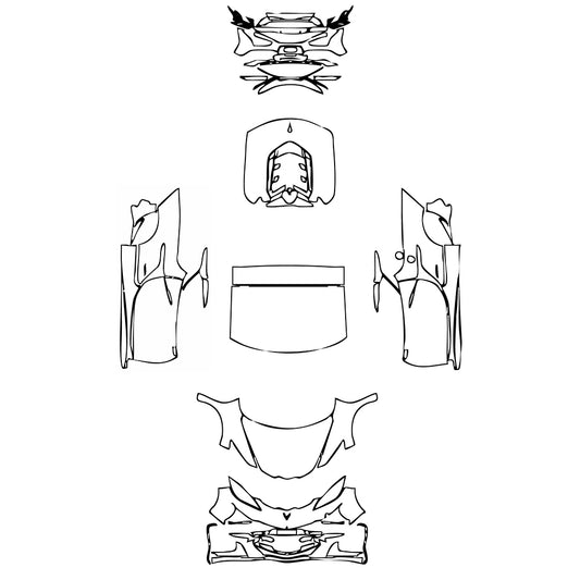 Pre-Cut PPF Chevrolet Corvette E-Ray Coupe 2025 - PPF-Kits