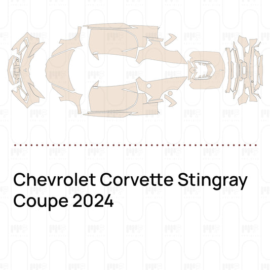 Pre-Cut PPF Chevrolet Corvette Stingray Coupe 2024
