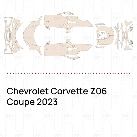Pre-Cut PPF Chevrolet Corvette Z06 Coupe 2023