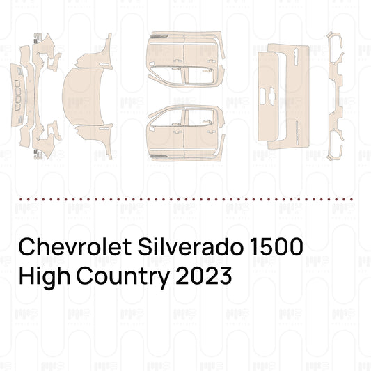 Pre-Cut PPF Chevrolet Silverado 1500 High Country 2023