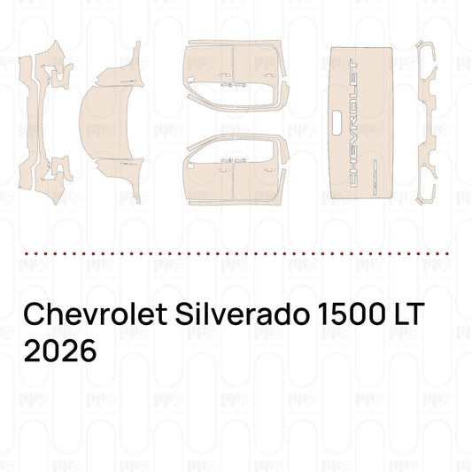 Pre-Cut PPF Chevrolet Silverado 1500 LT 2026