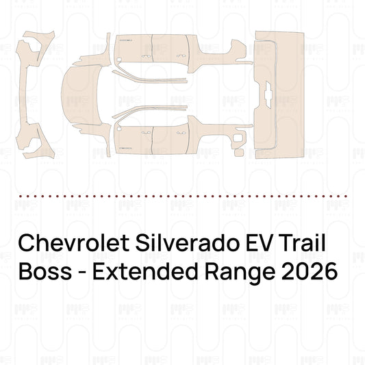 Pre-Cut PPF Chevrolet Silverado EV Trail Boss - Extended Range 2026