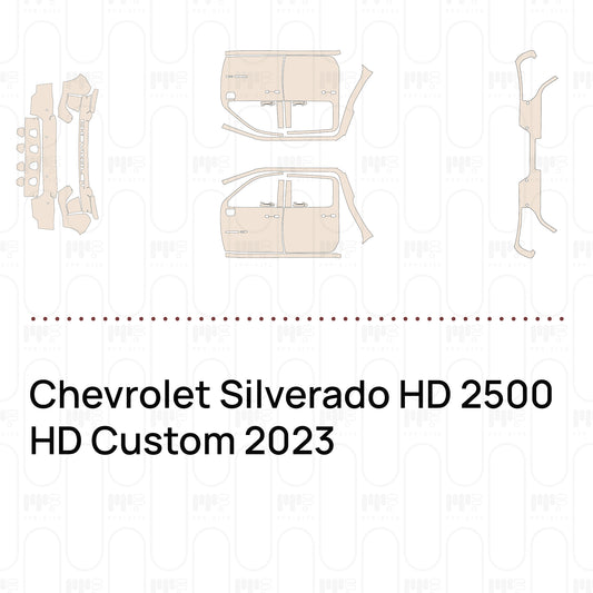 Pre-Cut PPF Chevrolet Silverado HD 2500 HD Custom 2023