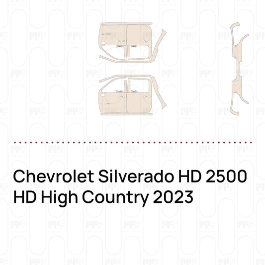 Pre-Cut PPF Chevrolet Silverado HD 2500 HD High Country 2023