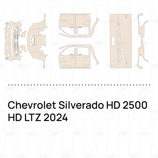 Pre-Cut PPF Chevrolet Silverado HD 2500 HD LTZ 2024