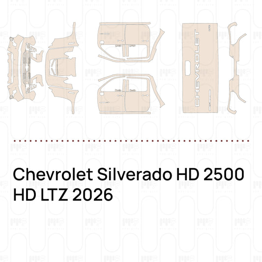 Pre-Cut PPF Chevrolet Silverado HD 2500 HD LTZ 2026