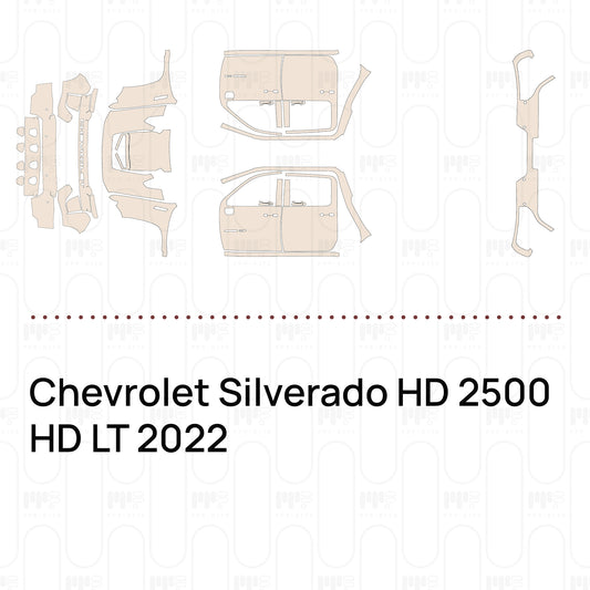 Pre-Cut PPF Chevrolet Silverado HD 2500 HD LT 2022